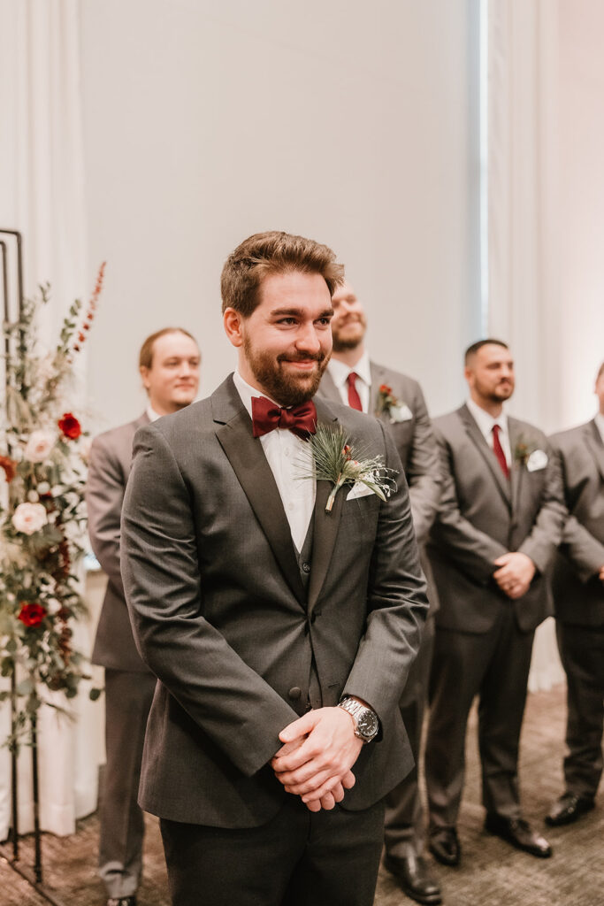 groom reaction to seeing his bride