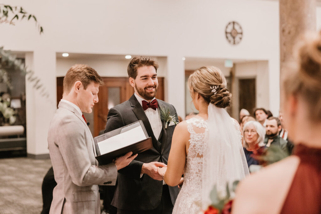 City Flats Port Huron Wedding bride and groom