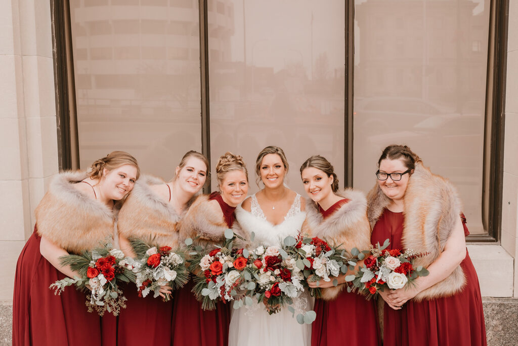 City Flats Port Huron Bridal Party Photos