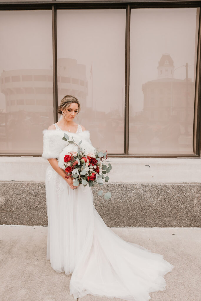 bridal portraits in Port Huron Michigan