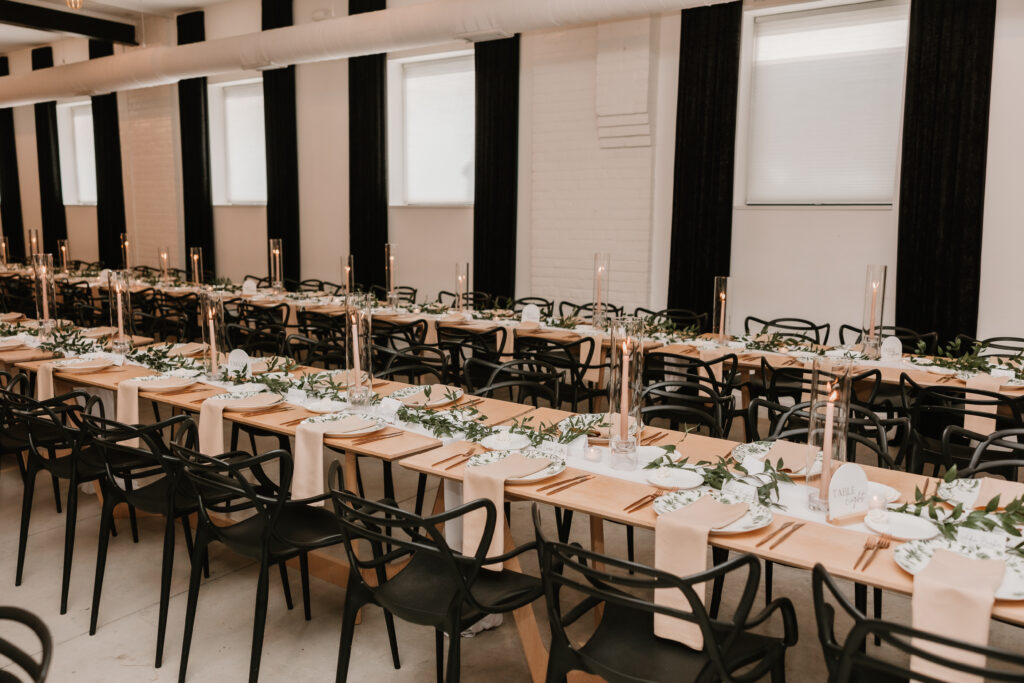 The Collins Off Main, chelsea, ann arbor, tablescape, reception
