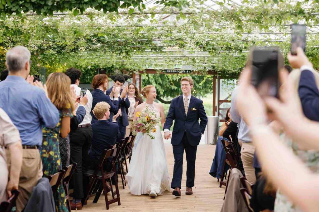 Of the Land Wedding Venue - Grand Entrance to Reception Greenhouse