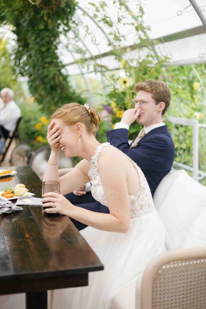 Of the Land Wedding Venue - Reactions to speeches