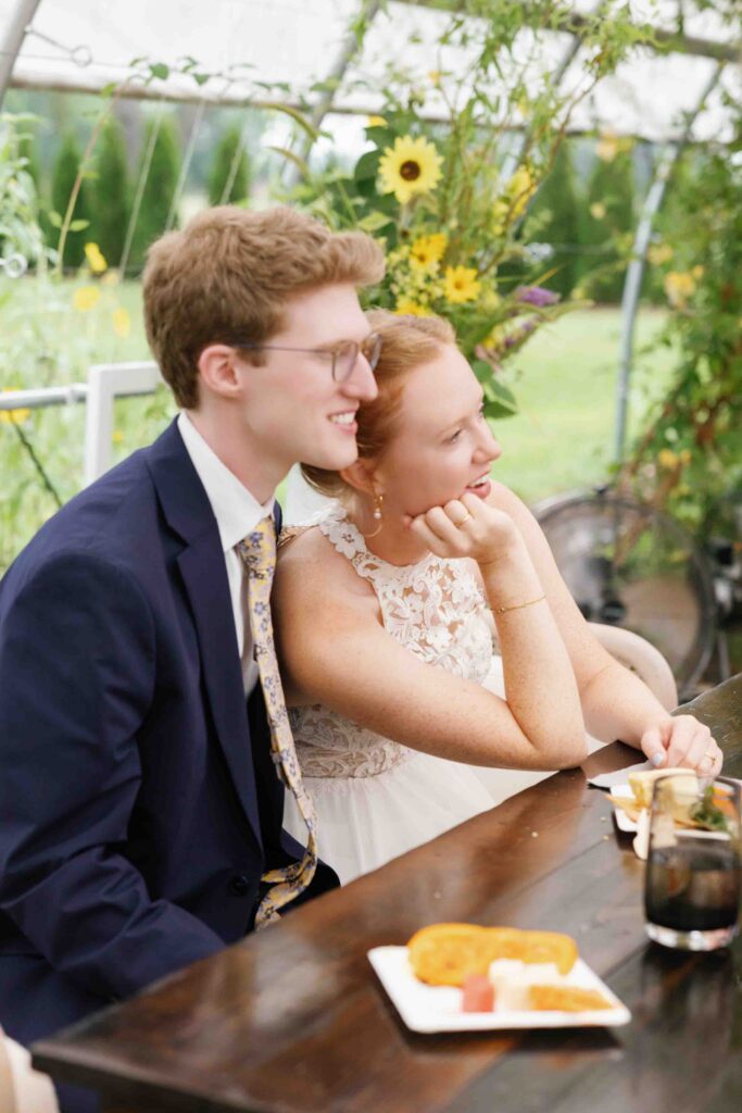Of the Land Wedding Venue - Reactions to speeches