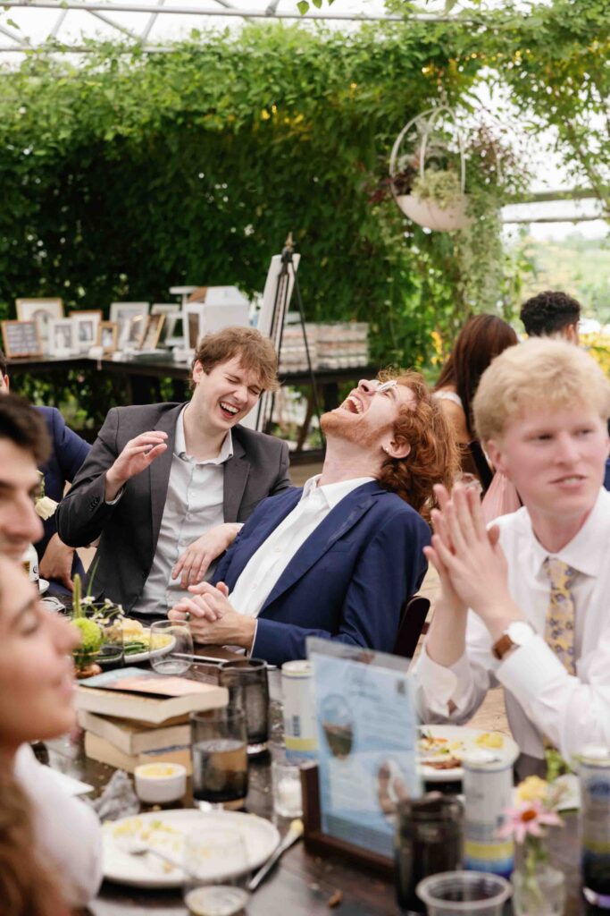 Of the Land Wedding Venue - Reactions to speeches