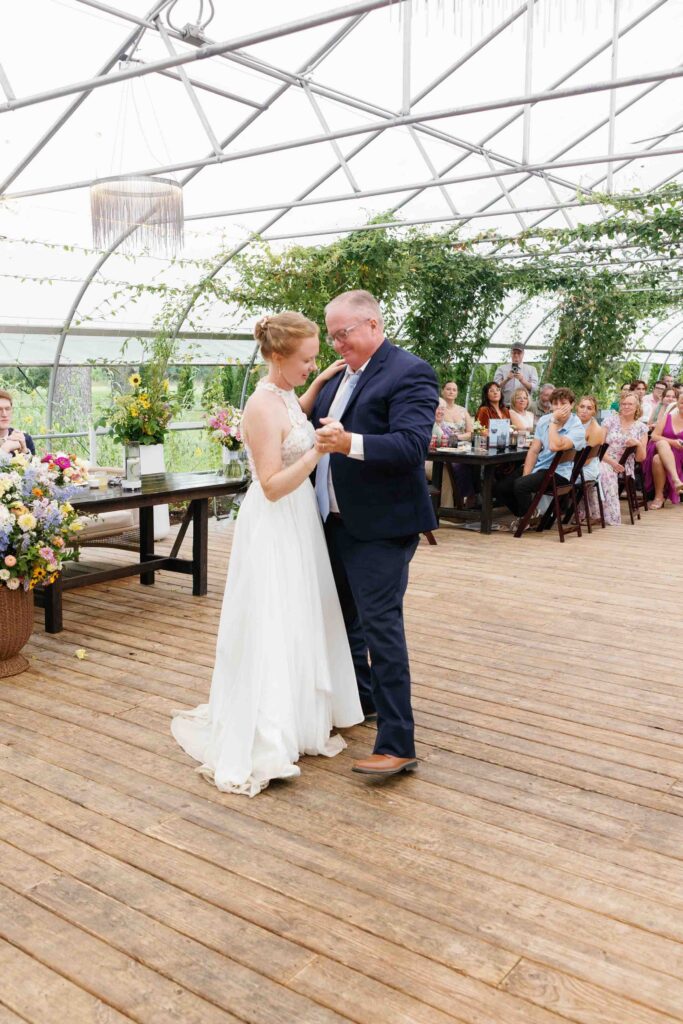 Of the Land Wedding Venue - Father Daughter Dance